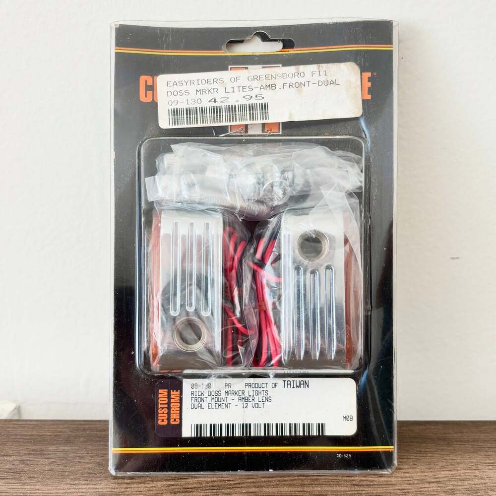 Custom Chrome Rick Doss Marker Lights (Part #09-130)